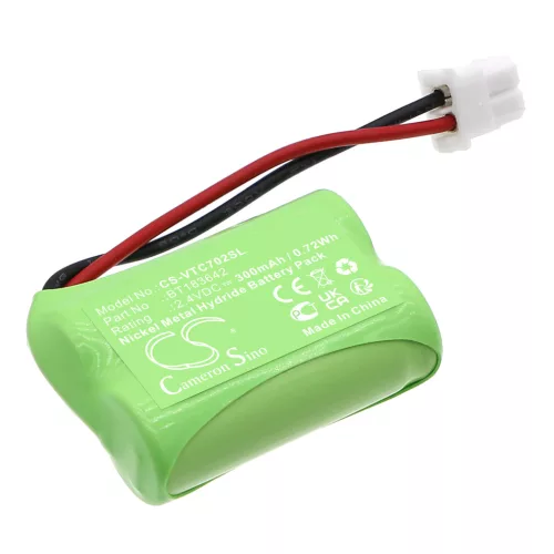 V Tech BT283642 helyettesítő mobiltelefon akkumulátor (Ni-MH, 2.4V, 300mAh / 0.72Wh) - Utángyártott