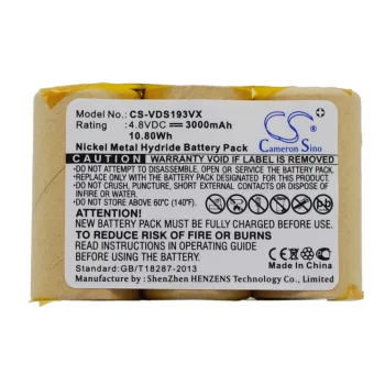   Vileda S01 készülékhez takarítógép akkumulátor (Ni-MH, 4.8V, 3000mAh / 14.4Wh) - Utángyártott