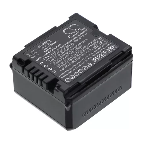 Panasonic VW-VBG070A helyettesítő akkumulátor (Li-ion, 7.4V, 750mAh / 5.55Wh) - Utángyártott
