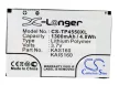 HTC KAS160 helyettesítő mobiltelefon akkumulátor (Li-Polymer, 3.7V, 1300mAh / 4.81Wh) - Utángyártott