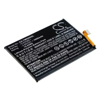   Alcatel TLP038C1 helyettesítő mobiltelefon akkumulátor (Li-Polymer, 3.85V, 3900mAh / 15.02Wh) - Utángyártott