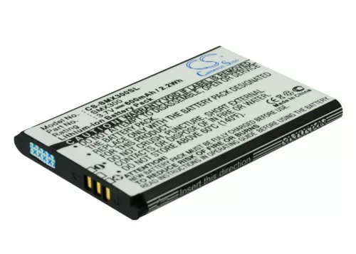 Samsung X300 készülékhez mobiltelefon akkumulátor (Li-ion, 3.7V, 600mAh / 2.22Wh) - Utángyártott