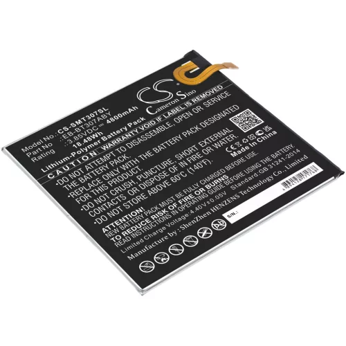 Samsung EB-BT307ABY helyettesítő tablet akkumulátor (Li-Polymer, 3.85V, 4800mAh / 18.48Wh) - Utángyártott