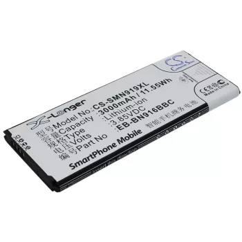   Samsung EB-BN916BBC helyettesítő mobiltelefon akkumulátor (Li-ion, 3.85V, 3000mAh / 11.55Wh) - Utángyártott