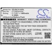 BLU C735634200L helyettesítő mobiltelefon akkumulátor (Li-ion, 3.7V, 1400mAh / 5.18Wh) - Utángyártott