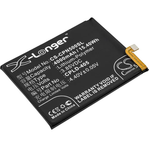 Coolpad CPLD-405 helyettesítő mobiltelefon akkumulátor (Li-Polymer, 3.85V, 4000mAh / 15.4Wh) - Utángyártott