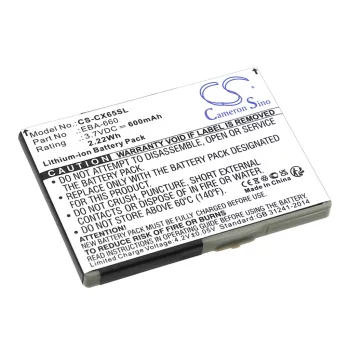  Siemens V30145-K1310-X329 helyettesítő mobiltelefon akkumulátor (Li-ion, 3.7V, 600mAh / 2.22Wh) - Utángyártott