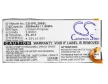 DOOV PL-C17 helyettesítő mobiltelefon akkumulátor (Li-Polymer, 3.8V, 2000mAh / 7.6Wh) - Utángyártott