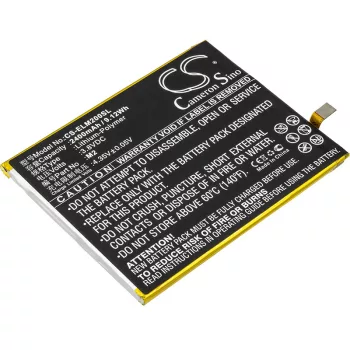   Elephone M2 helyettesítő mobiltelefon akkumulátor (Li-Polymer, 3.8V, 2400mAh / 9.12Wh) - Utángyártott