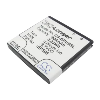   Sony Ericsson EP500 helyettesítő mobiltelefon akkumulátor (Li-ion, 3.7V, 900mAh / 3.33Wh) - Utángyártott