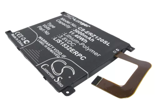 Sony Ericsson LIS1532ERPC helyettesítő mobiltelefon akkumulátor (Li-Polymer, 3.8V, 3000mAh / 11.4Wh) - Utángyártott