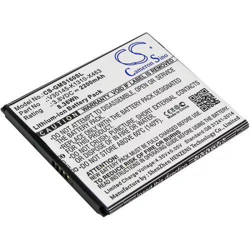 Gigaset V30145-K1310-X463 helyettesítő mobiltelefon akkumulátor (Li-ion, 3.8V, 2200mAh / 8.36Wh) - Utángyártott