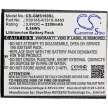 Gigaset V30145-K1310-X463 helyettesítő mobiltelefon akkumulátor (Li-ion, 3.8V, 2200mAh / 8.36Wh) - Utángyártott