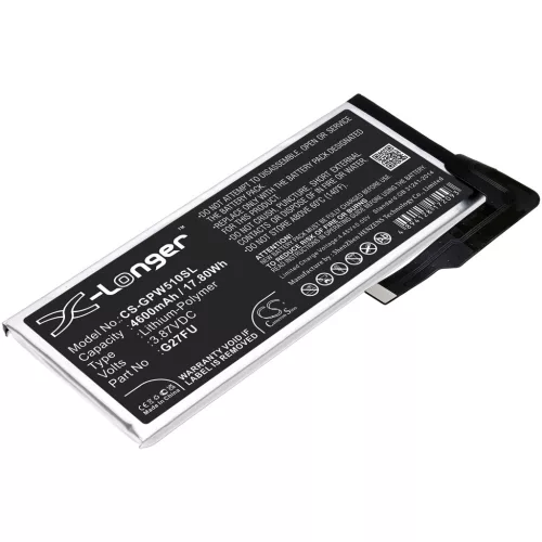Google G27FU helyettesítő mobiltelefon akkumulátor (Li-Polymer, 3.87V, 4600mAh / 17.8Wh) - Utángyártott