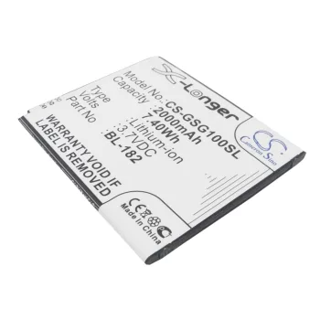   GSmart BL-182 helyettesítő mobiltelefon akkumulátor (Li-ion, 3.7V, 2000mAh / 7.4Wh) - Utángyártott