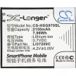 Hisense LI37200C helyettesítő mobiltelefon akkumulátor (Li-ion, 3.7V, 2150mAh / 7.96Wh) - Utángyártott