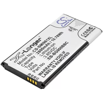   Samsung EB-BG900BBU helyettesítő mobiltelefon akkumulátor (Li-ion, 3.85V, 2800mAh / 10.78Wh) - Utángyártott