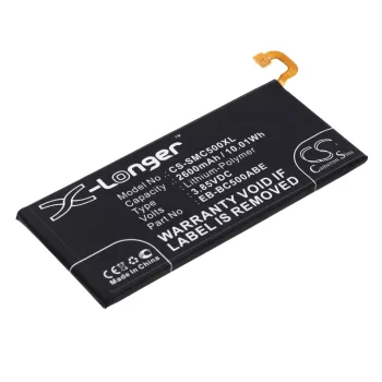  Samsung EB-BC500ABE helyettesítő mobiltelefon akkumulátor (Li-Polymer, 3.85V, 2600mAh / 10.01Wh) - Utángyártott