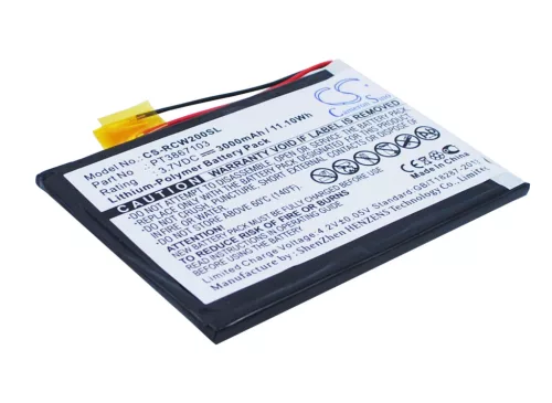 RCA PT3867103 helyettesítő tablet akkumulátor (Li-Polymer, 3.7V, 3000mAh / 11.1Wh) - Utángyártott