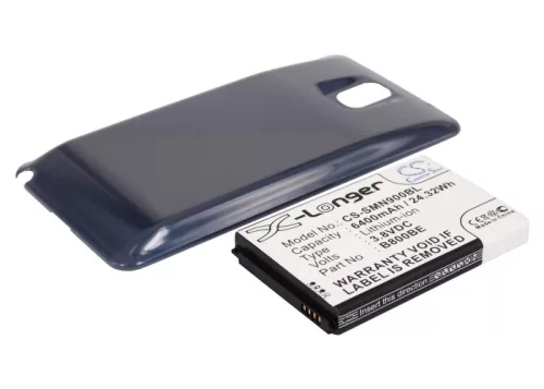 Samsung B800BU helyettesítő mobiltelefon akkumulátor (Li-ion, 3.8V, 6400mAh / 24.32Wh) - Utángyártott
