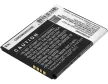 Alcatel TB-4T0058200 helyettesítő mobiltelefon akkumulátor (Li-ion, 3.7V, 1500mAh / 5.55Wh) - Utángyártott