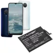 Nokia WT340 helyettesítő mobiltelefon akkumulátor (Li-Polymer, 3.85V, 4850mAh / 18.67Wh) - Utángyártott