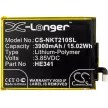 Nokia HE341 helyettesítő mobiltelefon akkumulátor (Li-Polymer, 3.85V, 3900mAh / 15.02Wh) - Utángyártott