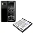 Nokia BL-6P, BP-6P helyettesítő mobiltelefon akkumulátor (Li-ion, 3.7V, 750mAh / 2.78Wh) - Utángyártott
