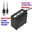 Sony XL-B3 helyettesítő akkumulátor (Li-ion, 7.4V, 6600mAh / 48.84Wh) - Utángyártott