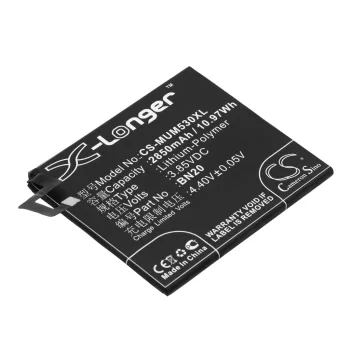   Xiaomi BN20 helyettesítő mobiltelefon akkumulátor (Li-Polymer, 3.85V, 2850mAh / 10.97Wh) - Utángyártott