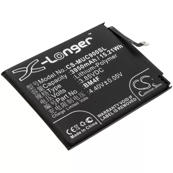   Xiaomi BM4F helyettesítő mobiltelefon akkumulátor (Li-Polymer, 3.85V, 3950mAh / 15.21Wh) - Utángyártott