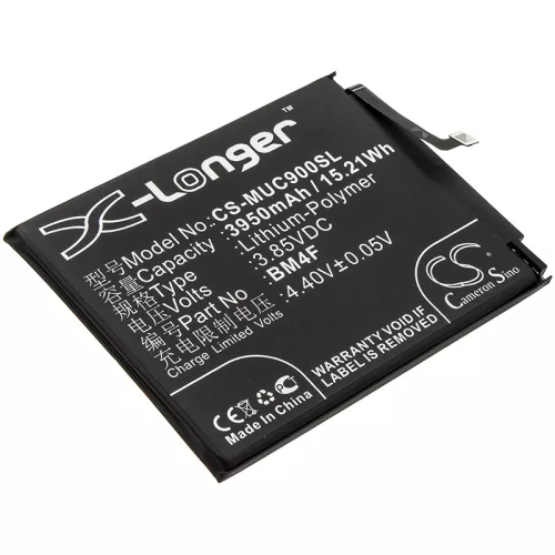 Xiaomi BM4F helyettesítő mobiltelefon akkumulátor (Li-Polymer, 3.85V, 3950mAh / 15.21Wh) - Utángyártott