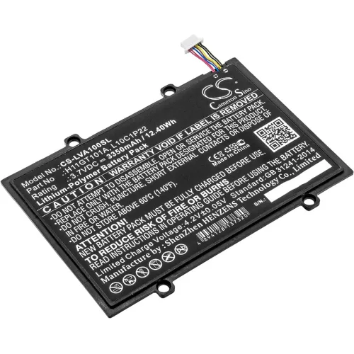 Lenovo L10C1P22 helyettesítő tablet akkumulátor (Li-Polymer, 3.7V, 3350mAh / 12.4Wh) - Utángyártott