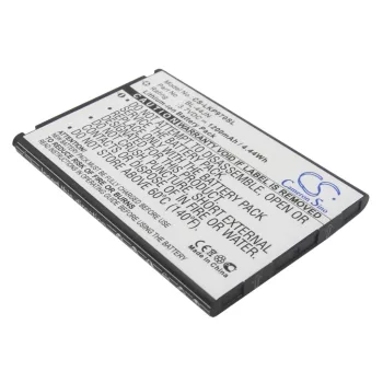   LG EAC61700012 helyettesítő mobiltelefon akkumulátor (Li-ion, 3.7V, 1200mAh / 4.44Wh) - Utángyártott