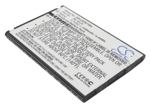LG EAC61700012 helyettesítő mobiltelefon akkumulátor (Li-ion, 3.7V, 1200mAh / 4.44Wh) - Utángyártott