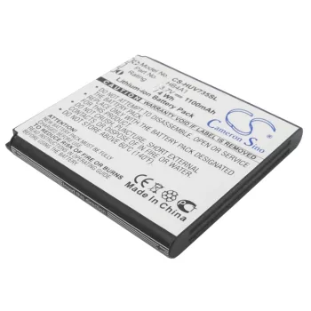   Huawei HB4A1 helyettesítő mobiltelefon akkumulátor (Li-ion, 3.7V, 1100mAh / 4.07Wh) - Utángyártott