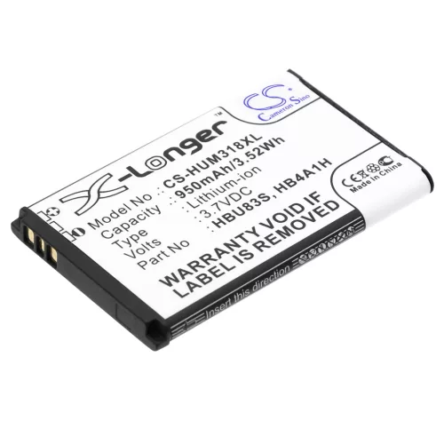 Huawei HBU83S helyettesítő mobiltelefon akkumulátor (Li-ion, 3.7V, 950mAh / 3.52Wh) - Utángyártott