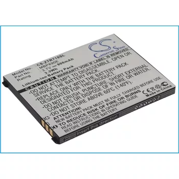   ZTE MBP890E helyettesítő mobiltelefon akkumulátor (Li-ion, 3.7V, 900mAh / 3.33Wh) - Utángyártott