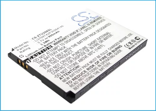 ZTE Li3709T42P3h564146 helyettesítő mobiltelefon akkumulátor (Li-ion, 3.7V, 900mAh / 3.33Wh) - Utángyártott