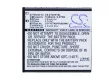 ZTE Li3712T42P3h535047 helyettesítő mobiltelefon akkumulátor (Li-ion, 3.7V, 1100mAh / 4.07Wh) - Utángyártott