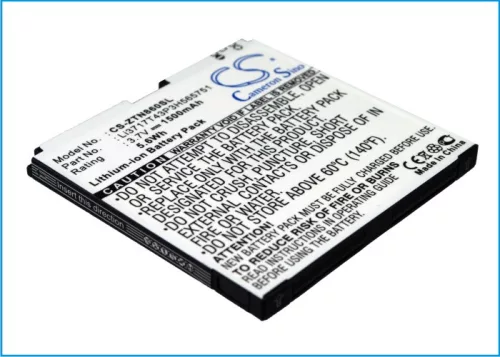 ZTE Li3717T43P3H565751-H helyettesítő mobiltelefon akkumulátor (Li-ion, 3.7V, 1500mAh / 5.55Wh) - Utángyártott