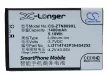 ZTE Li3714T42P3h654252 helyettesítő mobiltelefon akkumulátor (Li-ion, 3.7V, 1400mAh / 5.18Wh) - Utángyártott