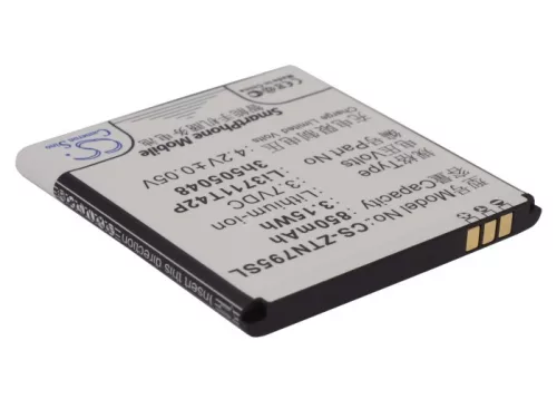 ZTE Li3711T42P3h505048 helyettesítő mobiltelefon akkumulátor (Li-ion, 3.7V, 850mAh / 3.15Wh) - Utángyártott
