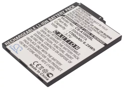 Motorola SNN5697A helyettesítő mobiltelefon akkumulátor (Li-ion, 3.7V, 1700mAh / 6.29Wh) - Utángyártott