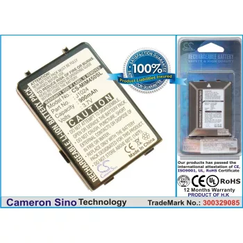   Mitsubishi WNP1155B3102 helyettesítő mobiltelefon akkumulátor (Li-ion, 3.7V, 900mAh / 3.33Wh) - Utángyártott