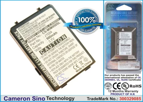 Mitsubishi WNP1155B3102 helyettesítő mobiltelefon akkumulátor (Li-ion, 3.7V, 900mAh / 3.33Wh) - Utángyártott