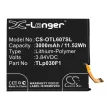 Alcatel TLp030F2 helyettesítő mobiltelefon akkumulátor (Li-Polymer, 3.84V, 3000mAh / 11.52Wh) - Utángyártott