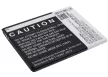 ZTE Li3716T42P3h705742 helyettesítő mobiltelefon akkumulátor (Li-ion, 3.7V, 1650mAh / 6.11Wh) - Utángyártott