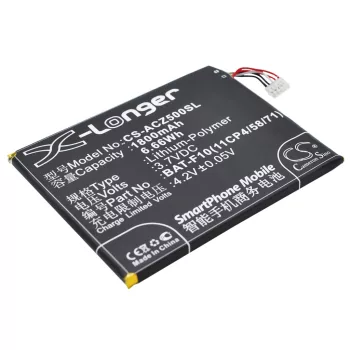   Acer BAT-F10(11CP4/58/71) helyettesítő mobiltelefon akkumulátor (Li-Polymer, 3.7V, 1800mAh / 6.66Wh) - Utángyártott