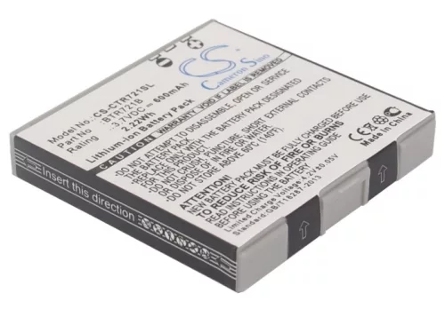 Casio BTR721B helyettesítő mobiltelefon akkumulátor (Li-ion, 3.7V, 600mAh / 2.22Wh) - Utángyártott
